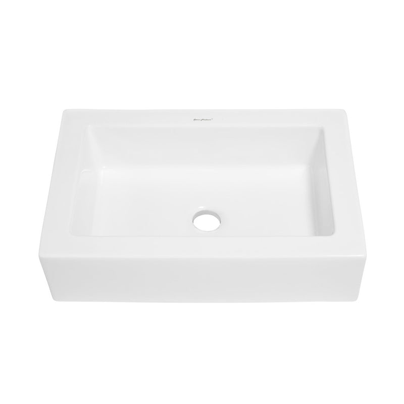 Voltaire Ceramic Rectangle Vessel Sink