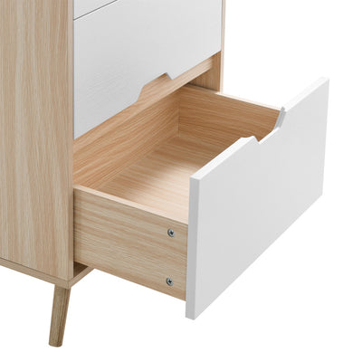 Brusque 24" Freestanding Bathroom Vanity in Natural Oak with Sink Top