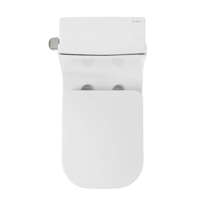 Concorde One-Piece 12" Rough-in 1.28 GPF Left-Hand Flush Square Toilet in Glossy White