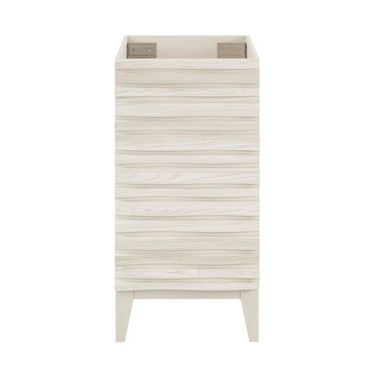 Cascade 18" Freestanding Bathroom Vanity Cabinet without Top in White Oak