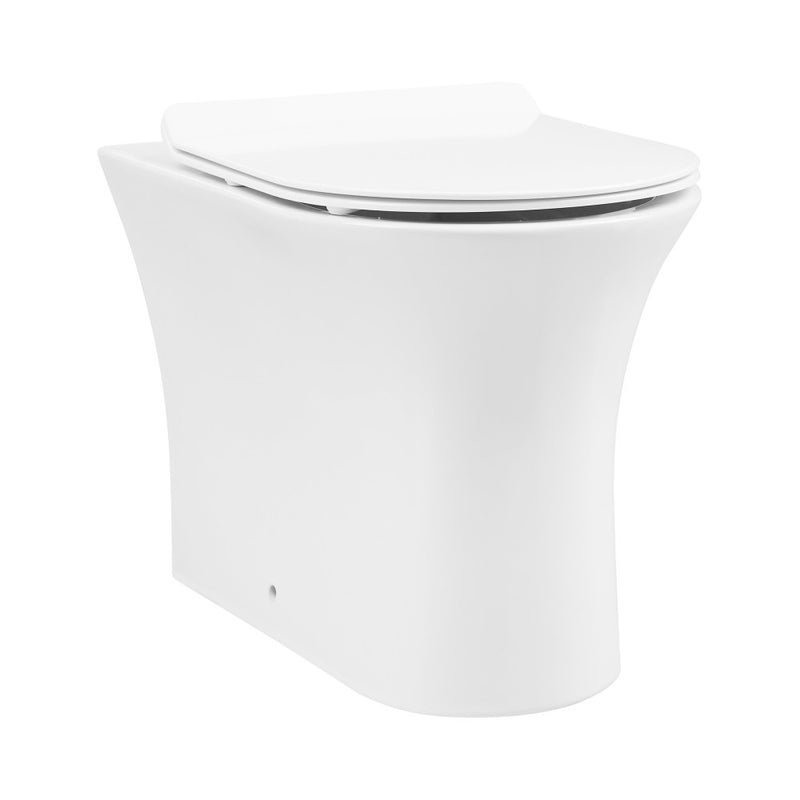 Cascade Back-to-Wall Elongated Toilet Bowl