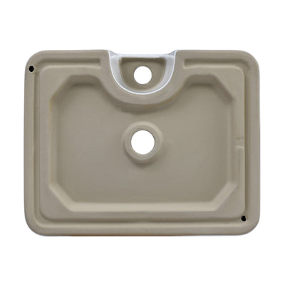 Rennes 19" Vessel Sink in Glossy White