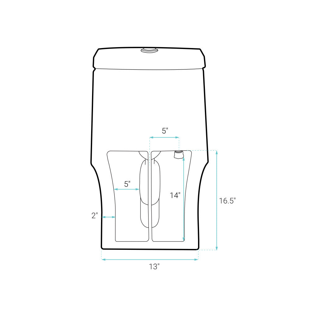 Virage One Piece Elongated Dual Flush Toilet 1.1/1.6 gpf in Bisque