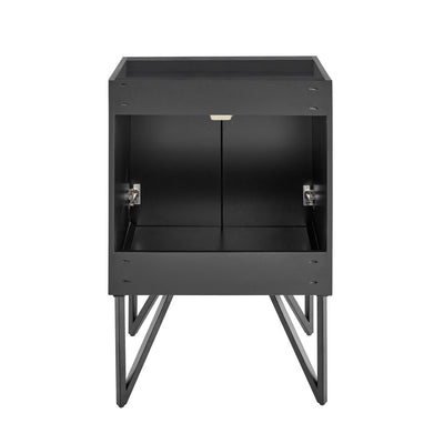 Annecy 24 Phantom Black Bathroom Vanity Cabinet Only (SM-BV251B)