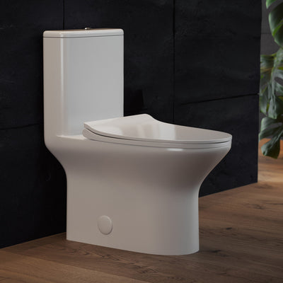 Cascade One-Piece Toilet Dual-Flush 0.8/1.28 gpf