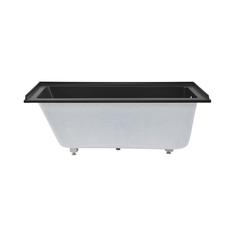 Voltaire 60" x 30" Right-Hand Drain Alcove Bathtub in Matte Black