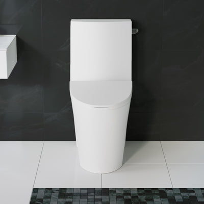 St. Tropez One Piece Elongated Toilet Right Side Flush 1.28 gpf