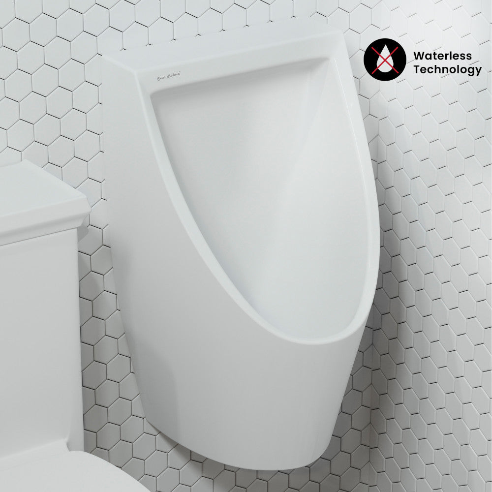 Voltaire Waterless Urinal in White