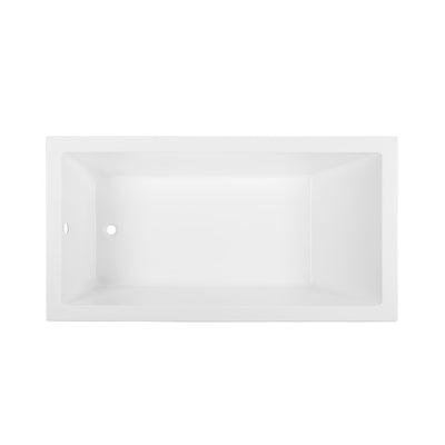 Voltaire 66" x 36" Reversible Drain Drop-In Bathtub