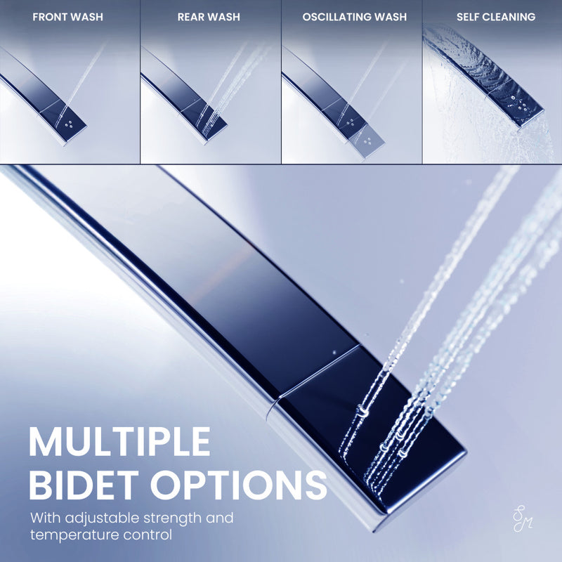 Concorde Smart One-Piece 1.28 GPF Single Top Flush Toilet in Glossy White