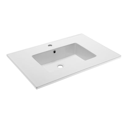 Voltaire 31 Vanity Top Sink with Single Faucet Hole