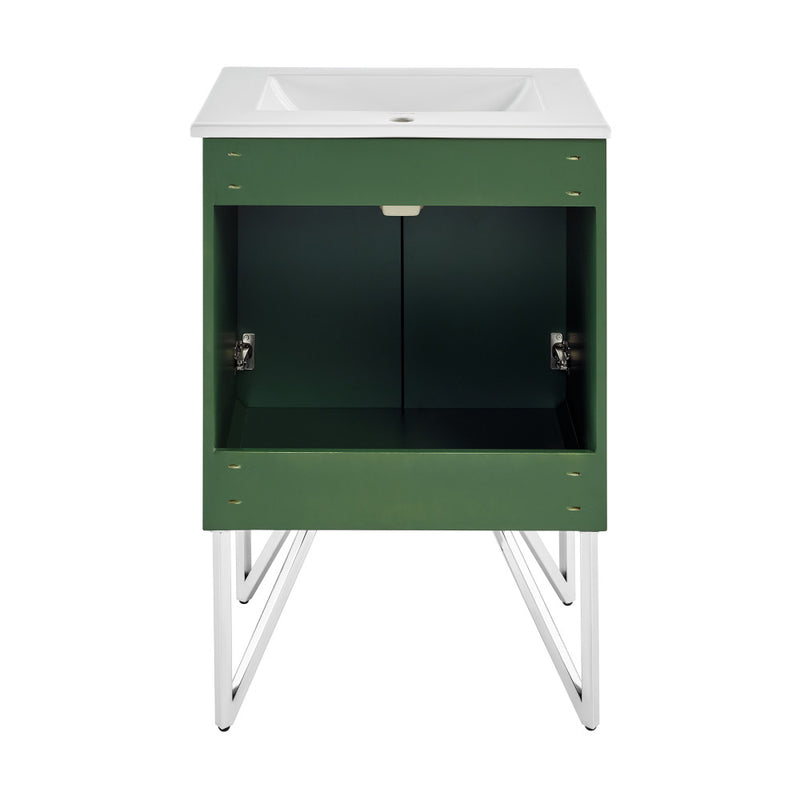 Annecy 24" Bathroom Vanity in Atlas Green