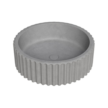 Lafayette 16" Round Concrete Vessel Sink in Gray