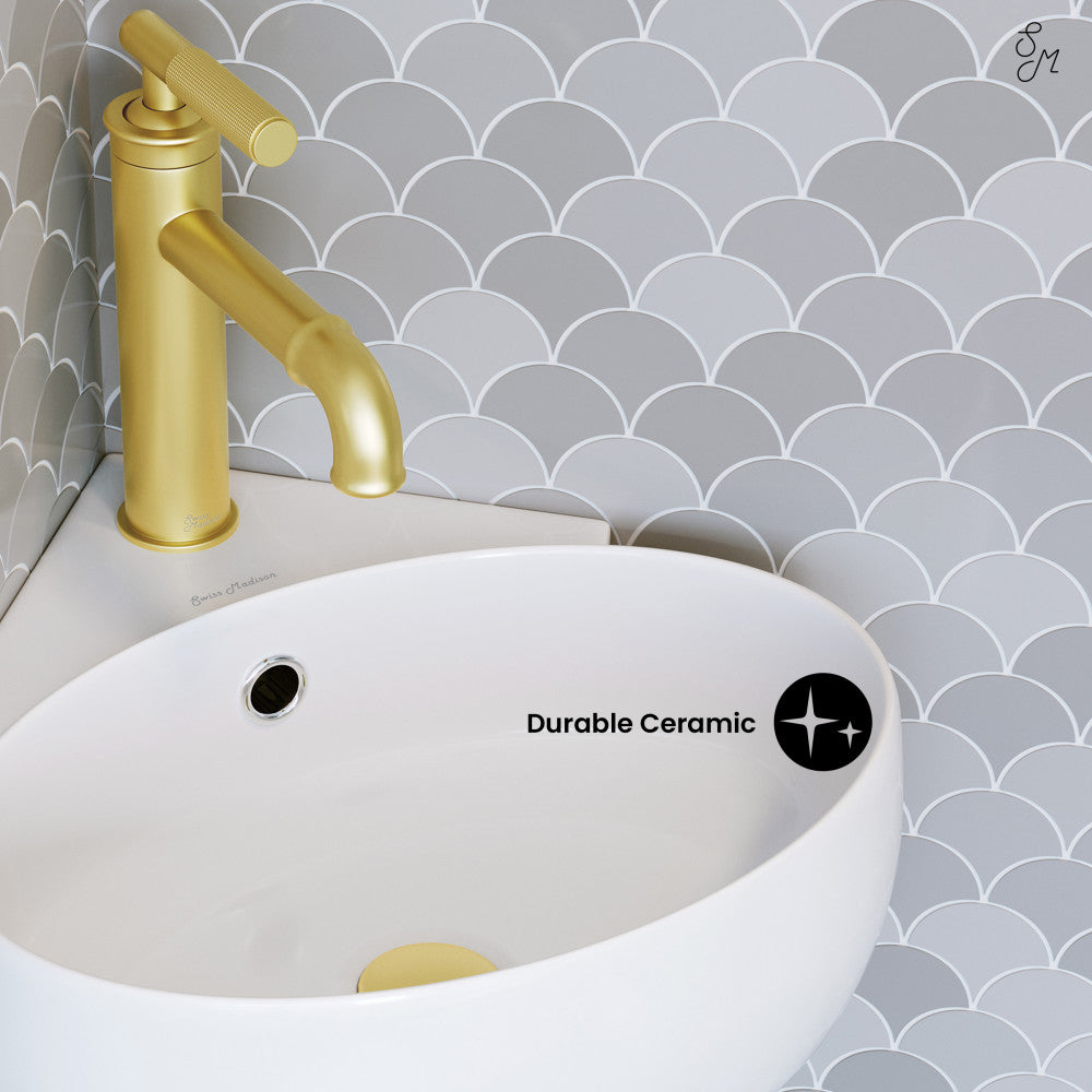 Plaisir Corner Wall Hung Sink