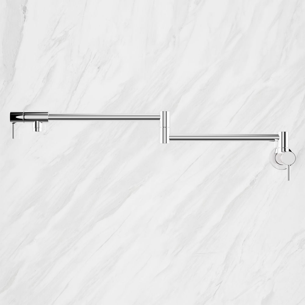 Ivy Retractable Wall-Mounted Pot Filler in Chrome