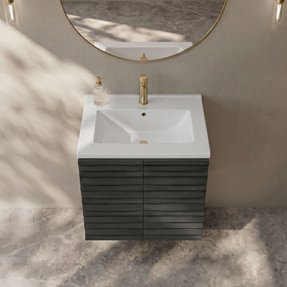 Voltaire 25 Vanity Top Sink with Single Faucet Hole