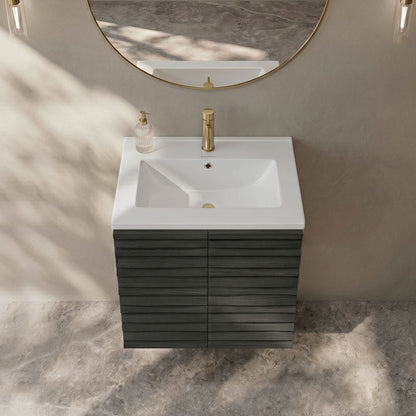 Voltaire 25 Vanity Top Sink with Single Faucet Hole