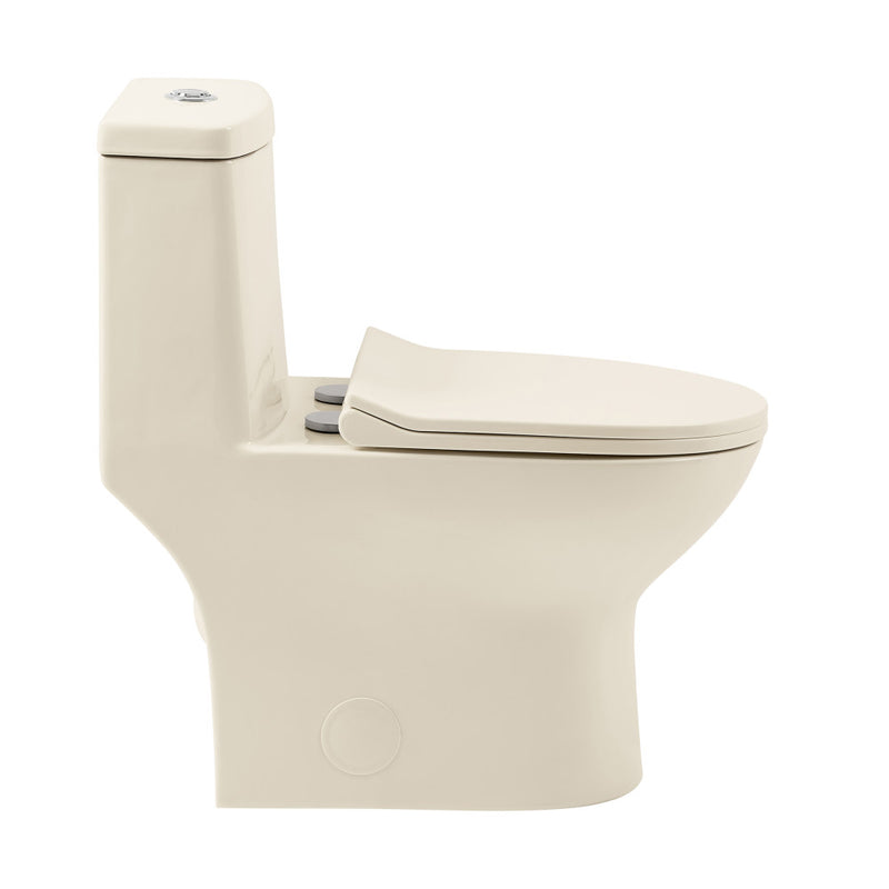 Ivy One Piece Toilet Dual Vortex Flush 1.1/1.6 gpf in Bisque