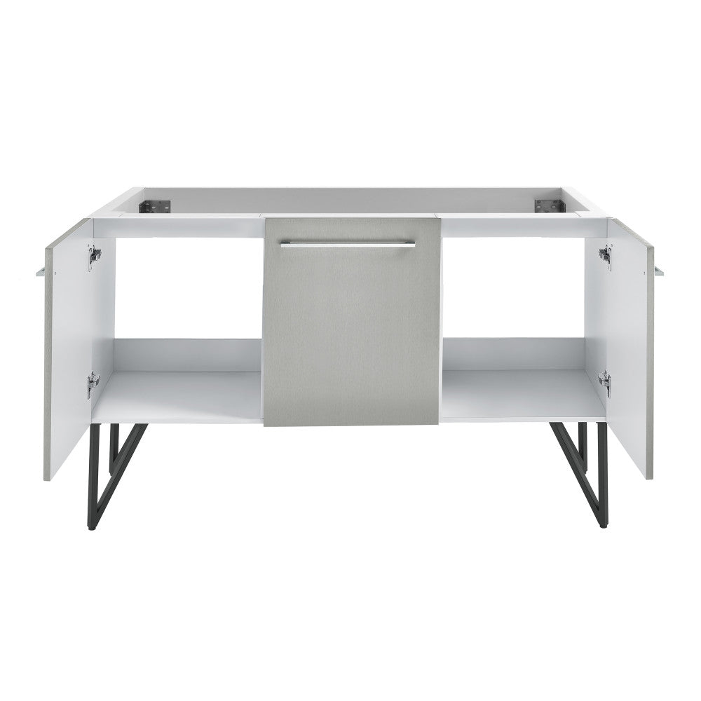 Annecy 60 Brushed Gray Bathroom Vanity Cabinet Only (SM-BV236)