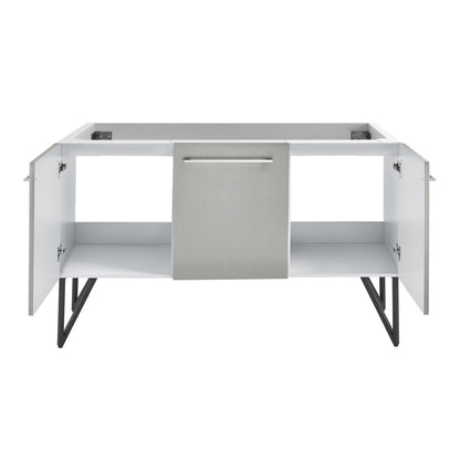 Annecy 60 Brushed Gray Bathroom Vanity Cabinet Only (SM-BV236)