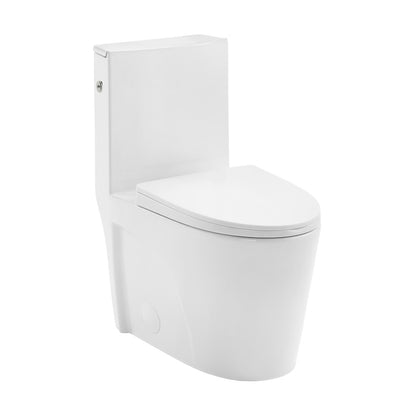 St. Tropez One-Piece Elongated Toilet, Touchless 1.1/1.6 gpf