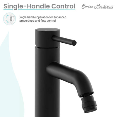 Ivy Bidet Faucet in Matte Black