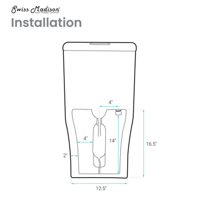 Burdon One Piece Elongated Toilet Dual Flush 1.1/1.6 gpf in Bisque