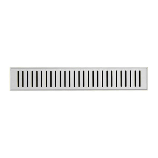 Voltaire 18" Stainless Steel Linear Shower Drain in Chrome