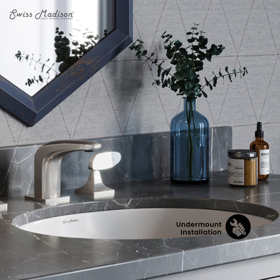 Monaco 18 Oval Under-Mount Bathroom Sink