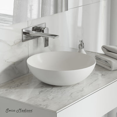 Classe 16 Ceramic Sink in Shiny White