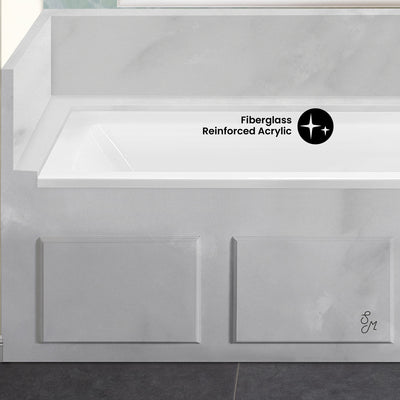 Voltaire 60" x 30" Right-Hand Drain Alcove Bathtub