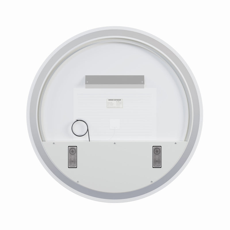 Monaco 32" Round LED Anti-Fog Smart Mirror with Bluetooth