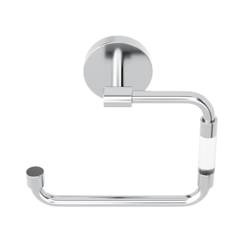 Verre Acrylic Toilet Paper Holder in Chrome