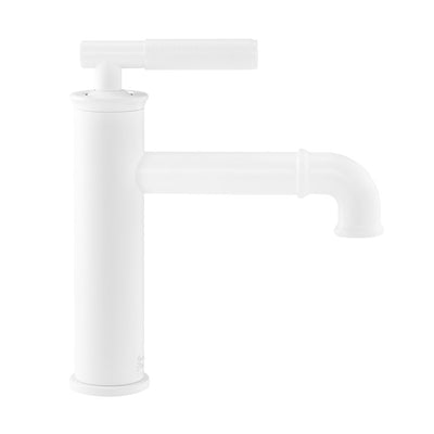 Avallon Single Hole, Single-Handle Sleek, Bathroom Faucet in Matte White