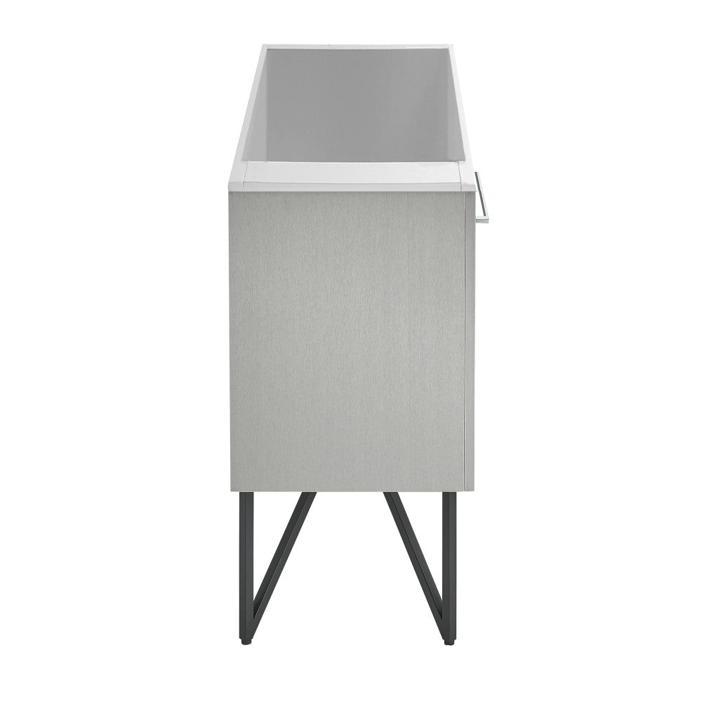Annecy 60 Brushed Gray Bathroom Vanity Cabinet Only (SM-BV236)