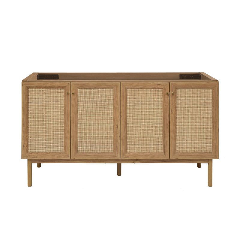 Classe 60" Bathroom Vanity in Oak-Cabinet Only