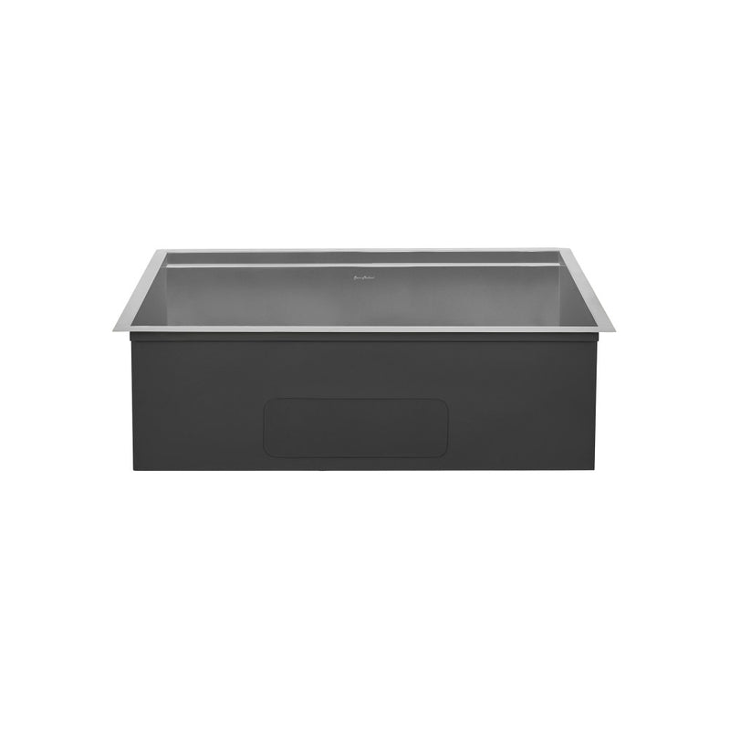 Tourner 32" 18 Gauge Stainless Steel Undermount Kitchen Sink in Matte Black