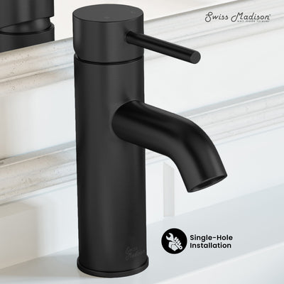 Ivy Single Hole, Single-Handle, Bathroom Faucet in Matte Black