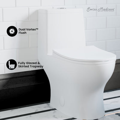 Ivy One-Piece Toilet, 10" Rough-in 1.1/1.6 gpf