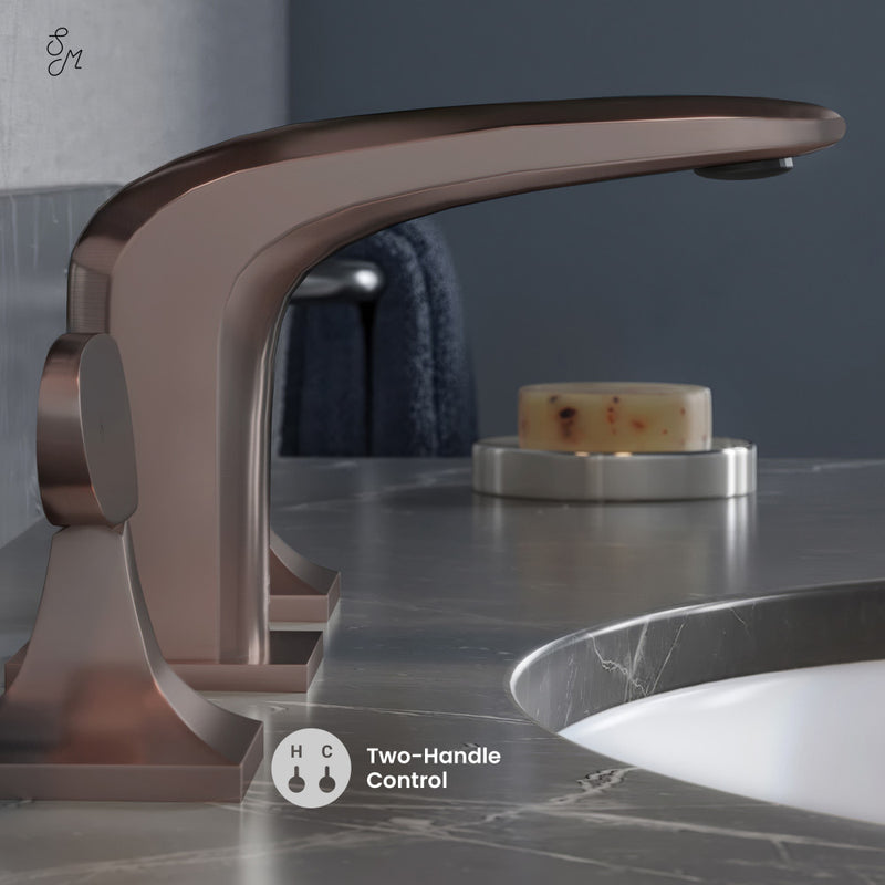 Chateau 8 in. Widespread, 2-Handle, Bathroom Faucet in Oil Rubbed Bronze