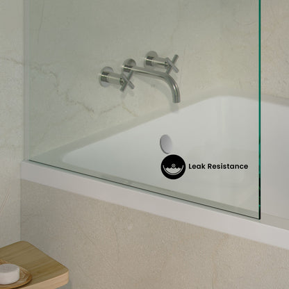 Voltaire 72 x 36 Left Drain Soaking Alcove Bathtub in Glossy White with Integrated Armrest