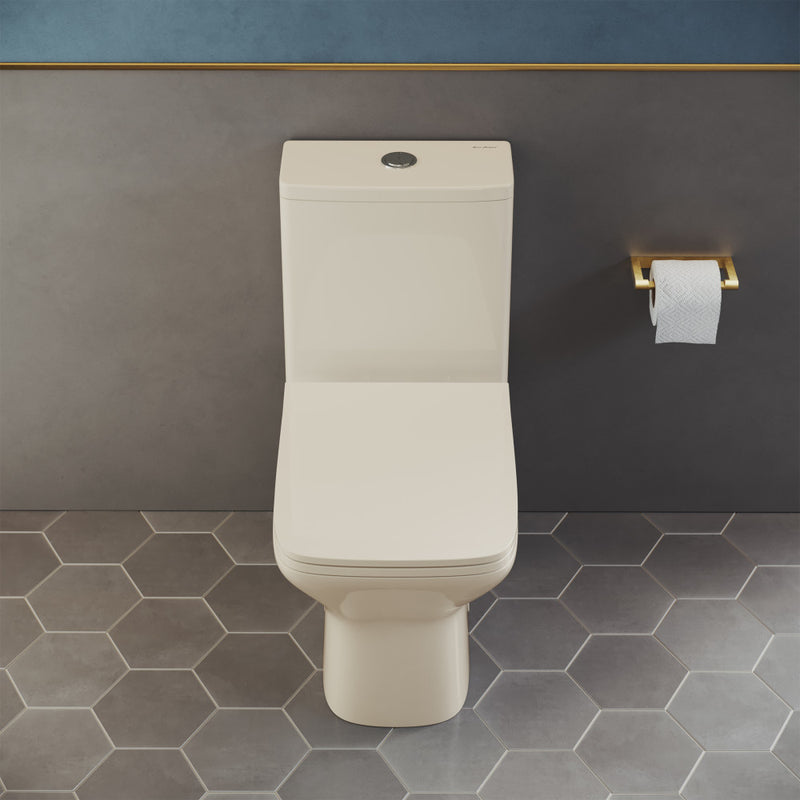 Carre One Piece Square Toilet Dual Flush 1.1/1.6 gpf in Bisque