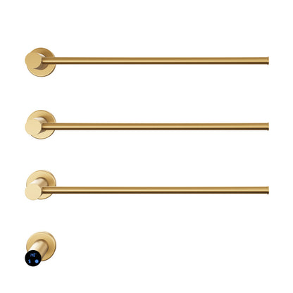 Claire 3-Bar Electric Towel Warmer in Brushed Gold