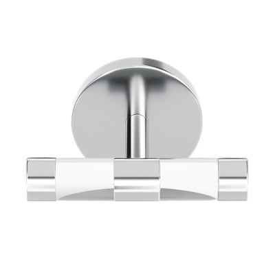 Verre Acrylic Bathroom Robe Hook in Chrome