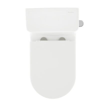 Liberte One-Piece 12" Rough-in 1.28 GPF Right-Hand Flush Elongated ADA Toilet in Glossy White