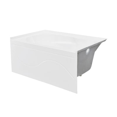 Ivy 54'' x 30" Bathtub with Apron Right Hand Drain in White