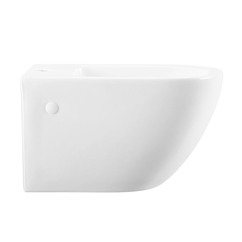 St. Tropez Wall Hung Bidet in Glossy White