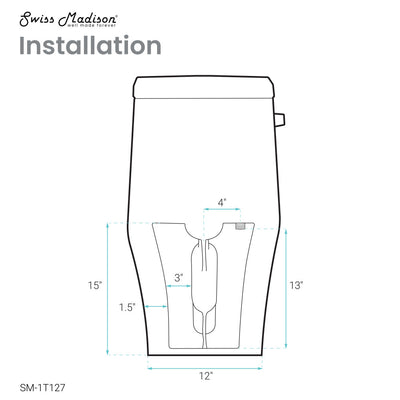 Ivy One-Piece Toilet, 10" Rough-in 1.1/1.6 gpf