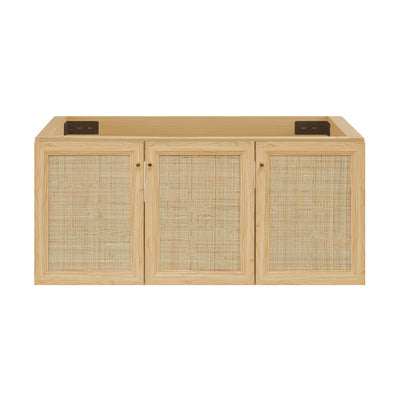 Classe 48" Wall-Mounted Bathroom Vanity Cabinet without Top in Natural Oak