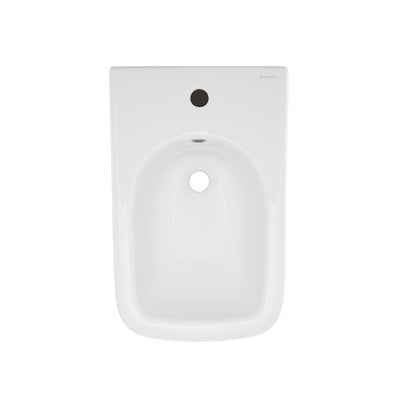 Carre Floor Mount Classic Bidet in Glossy White